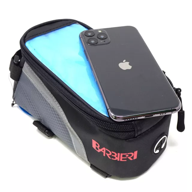 Borsa M sopratubo tubo bici bicicletta BARBIERI per Apple iPhone X 11 Pro BRBM