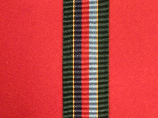 Medaglia E Nastro Volunteer Reserves Service, Riproduzione Full Size, Non Emessa, Per Collezionismo Militare Britannico, Made In UK