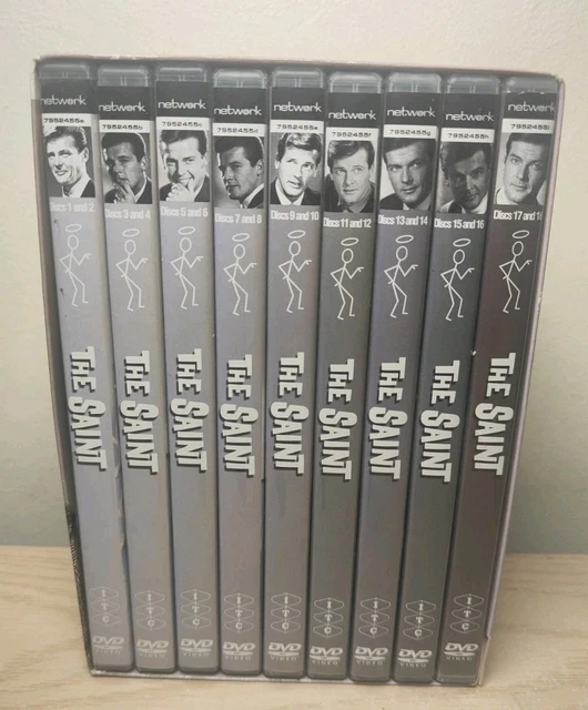 THE SAINT - The Complete Monochrome Series - DVD 18-Disc Set Roger