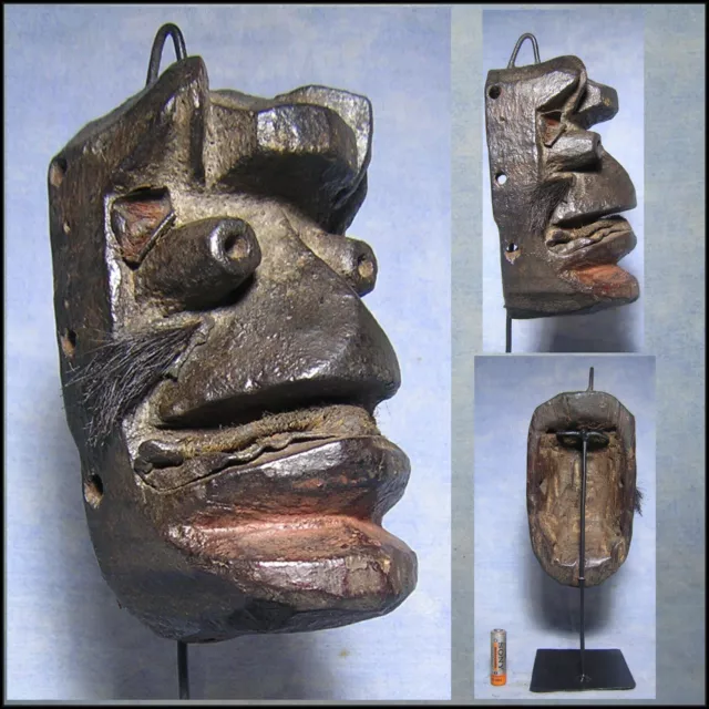 MASQUE WE Afrique RCI AFRICANTIC art africain ancien tribal premier AFRICAN MASK