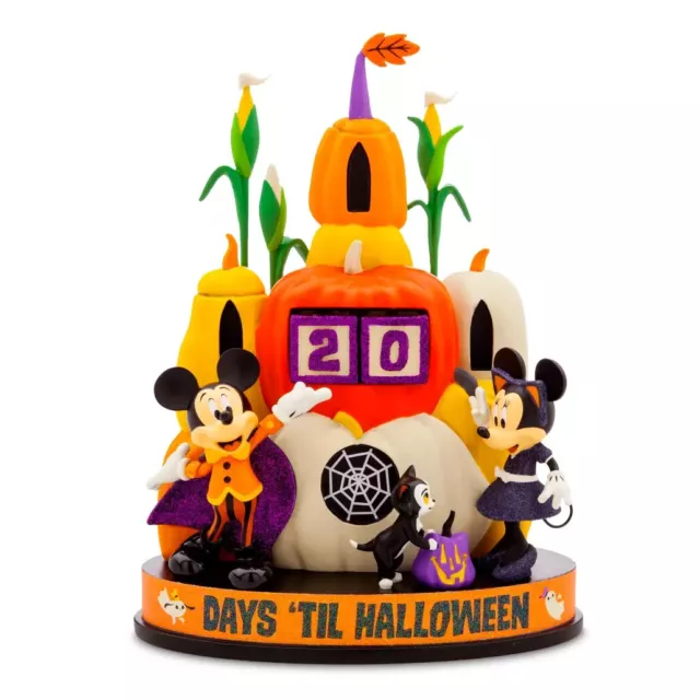 DISNEY HALLOWEEN Countdown Calendar- MICKEY w/MINNIE & FIGARO at Pumpkin Patch