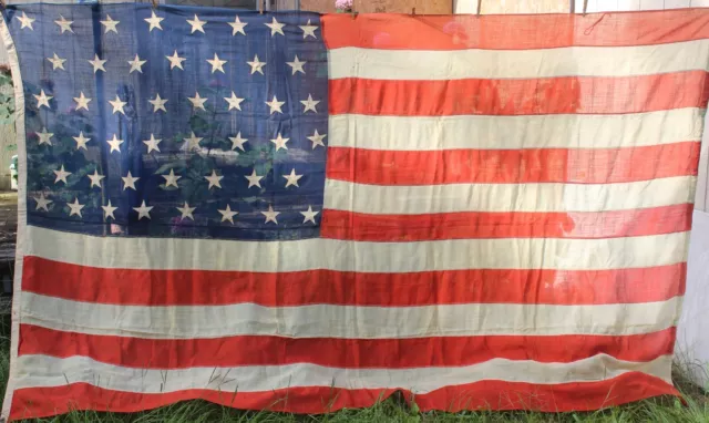 An Amazing 46 Star United States Flag 6 Feet by 10 Feet! 1908-1912