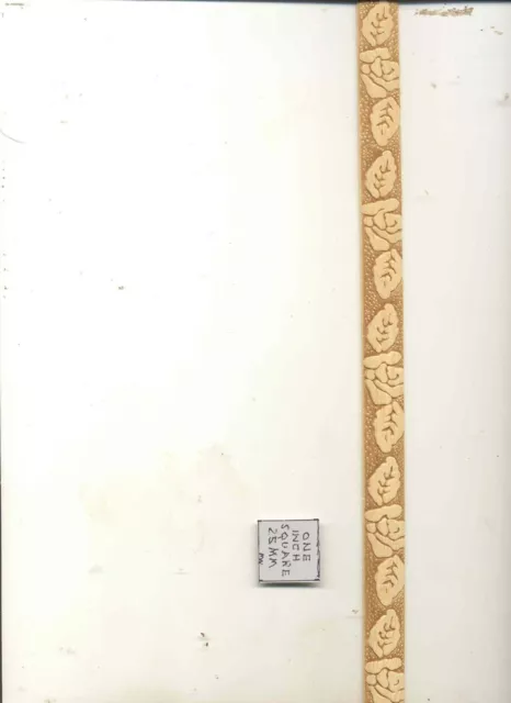 Embossed Trim "Desert Rose" Molding CLA78127 miniature dollhouse 1/12 scale 1pc