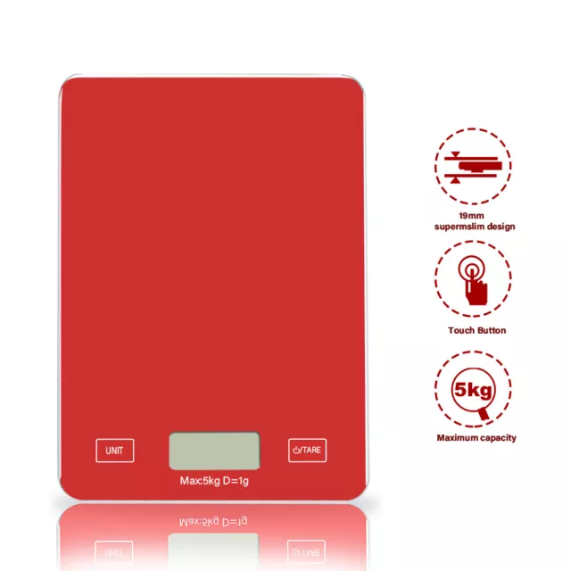 5 kg/11 Pfund Digitale Waage Elektrische Küche Gewichtswaage Post Lebensmittelwiegen 2