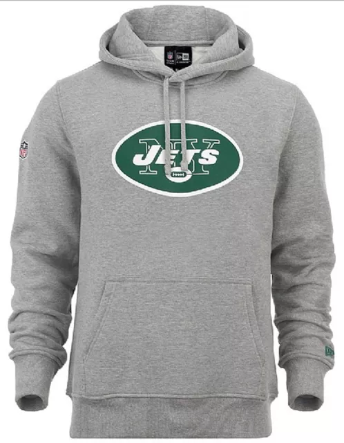 New Era NFL York Jets Logo Squadra Felpa con Cappuccio Uomo Team Abbigliamento