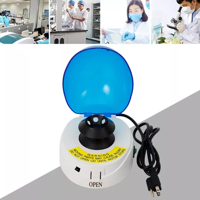 Dental Lab Professional Microcentrifuge Centrifuge Blue 30VA 110V 4000 r Durable