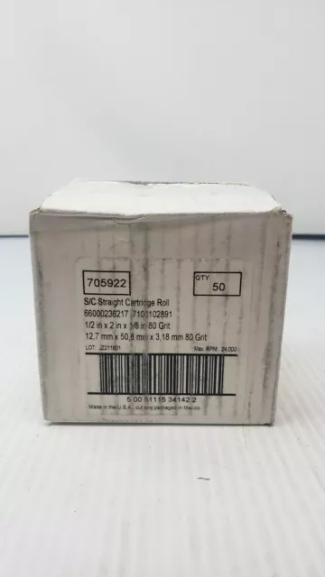 Standard Abrasives S/C Straight Cartridge Roll 705922 50ct SEE DESCRIPTION