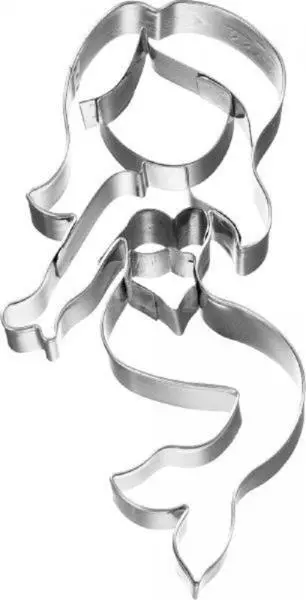 Cookie Cutter Mermaid Sitting 11 CM Birkmann Cookies Baking Fairytale Mermaid