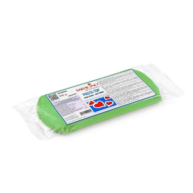 Pasta di Zucchero Top Saracino da Copertura Verde Chiaro 500gr Gluten Free