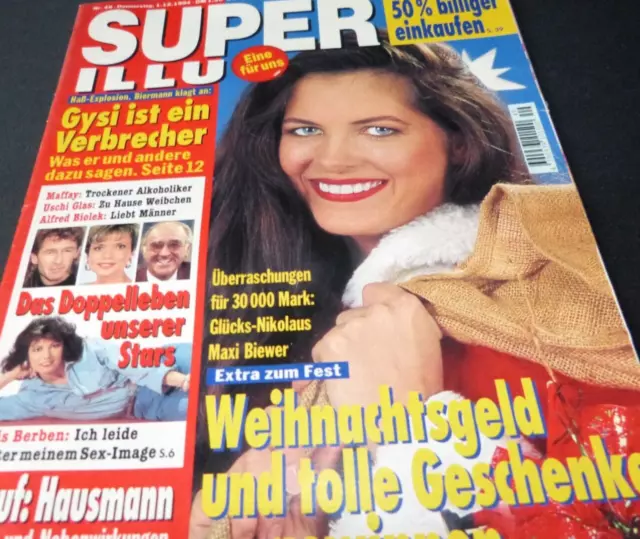 Super Illu Nr.49/1994 Maxi Biewer/Peter Maffay/Iris Berben/Gysi/Tom Cruise