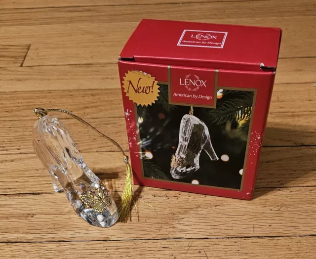 Lenox Disney Cinderella Glass Slipper Ornament Showcase Collection