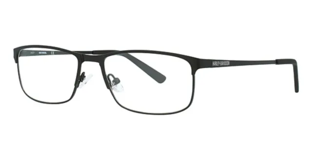 Harley Davidson HD0772 002 Black Wide Metal Optical Eyeglasses Frame 58-18-150