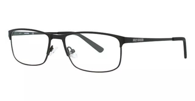 Harley Davidson HD0772 002 Black Wide Metal Optical Eyeglasses Frame 58-18-150