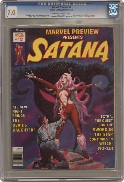 Marvel Preview #7 CGC 7.0 1976 1161756011 1st app. Rocket Raccoon