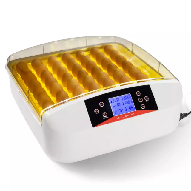 Couveuse PRO automatique 56 oeufs éclairés incubateur autonome avec LED mire oeu