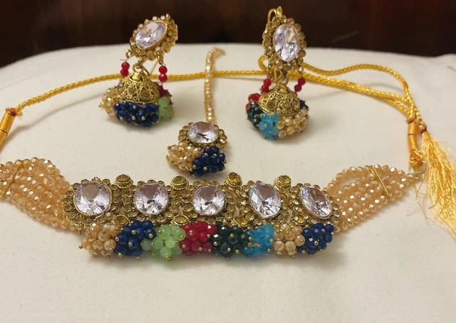 Pakistani And Indian Multicolor jewelry sets. Black Friday Special Offer.