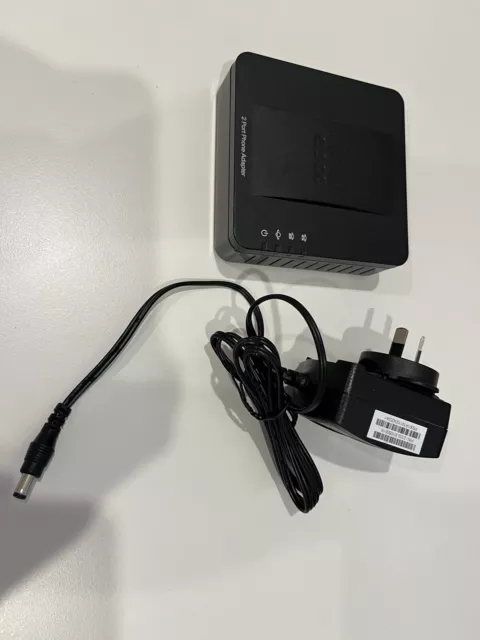 CISCO SPA112 2-Port Phone Adapter with AC Power Adapter