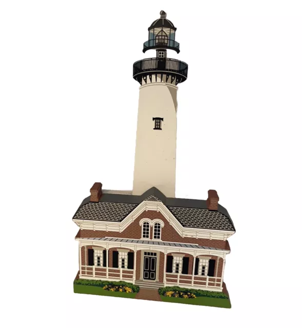 Wood Lighthouse St Simons Island  Painted  1999 Sheila’s