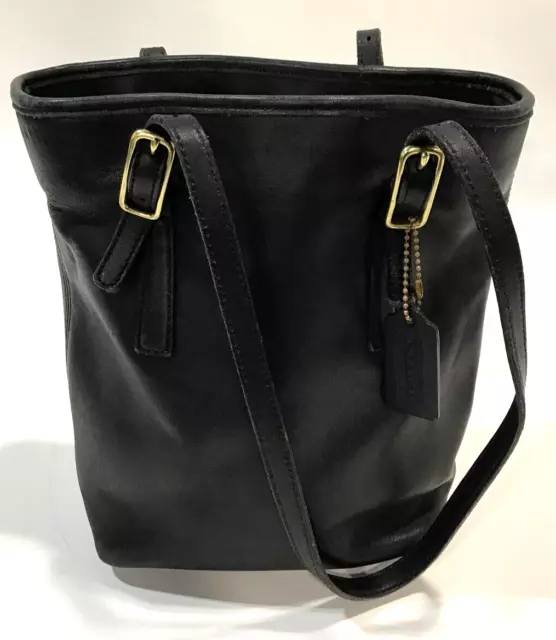 VINTAGE COACH LEGACY Tote Leather Bucket Bag Purse Shoulder Bag Gold ...