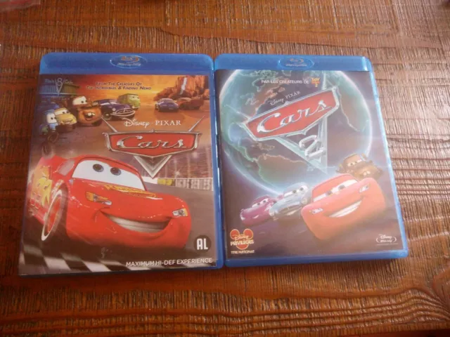 Blu Ray VF - disney cars 1 & 2  2 blu-ray