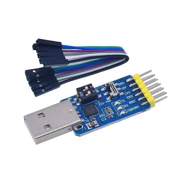 6-IN-1-MULTIFUNKTIONS-USB-ZU-UART-SERIELL-PORT-MODUL USB TTL 485 232 ...