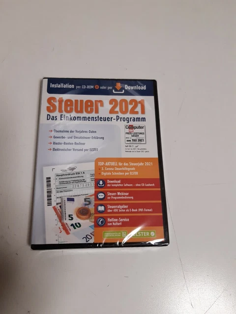Wann Kommt Die Aldi Steuer Cd 2021 ALDI STEUER 2021 Steuersoftware für Steuererklärung 2021 *NEU&OVP* EUR
