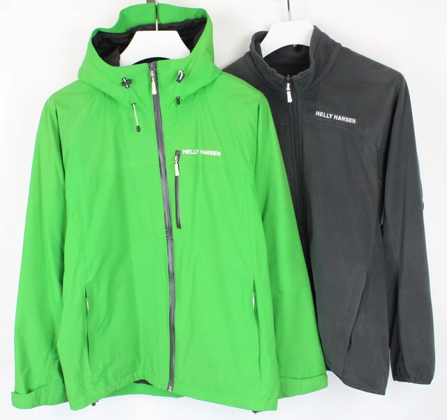 Helly Hansen Outdoor Giacca Uomo Medio 2in1 Coulisse Regolabile Orlo Cappuccio