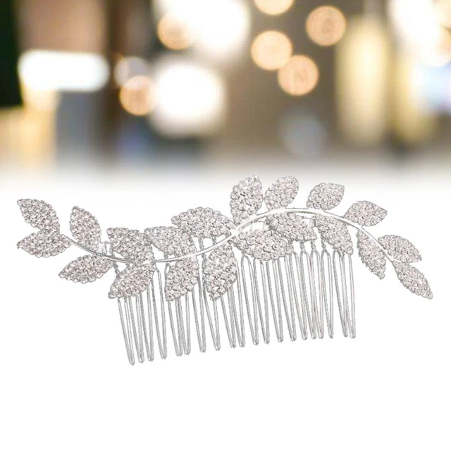Bridal Hair Film Crystal Wave Cheveux Strass Side Cuilce de mariage