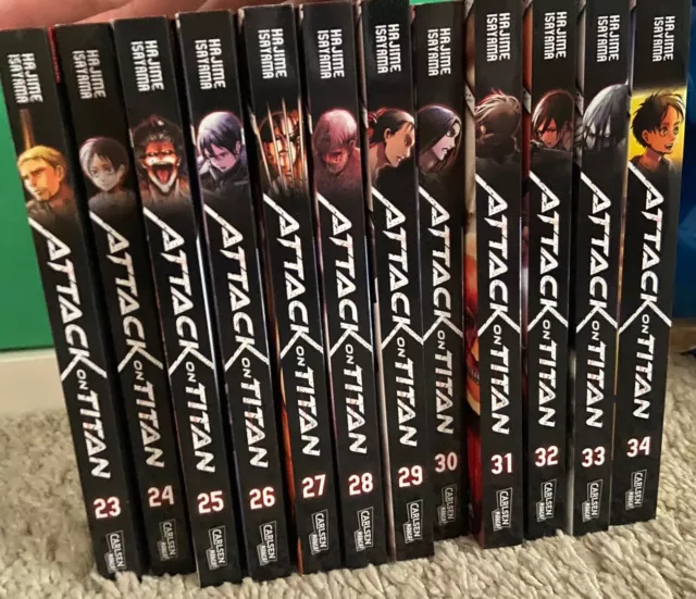 attack on titan manga 23-34