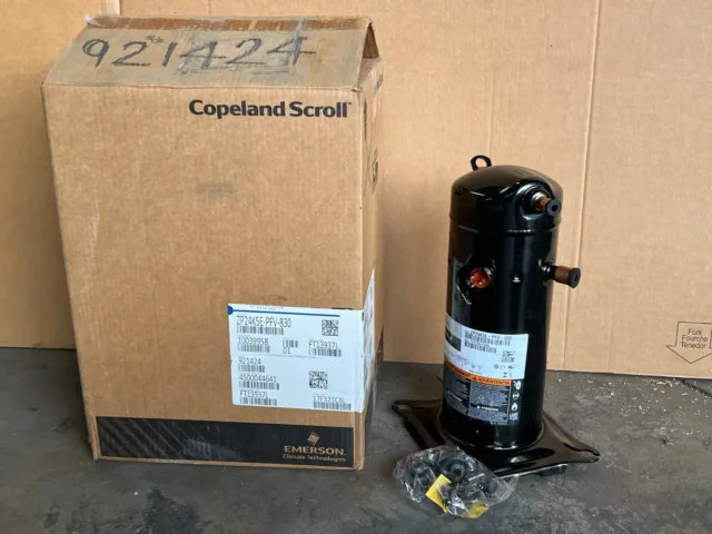 Copeland Scroll ZP24K5E-PFV-830 Compressor R410a 208-230V 1-PHASE 24000BTU 2-Ton