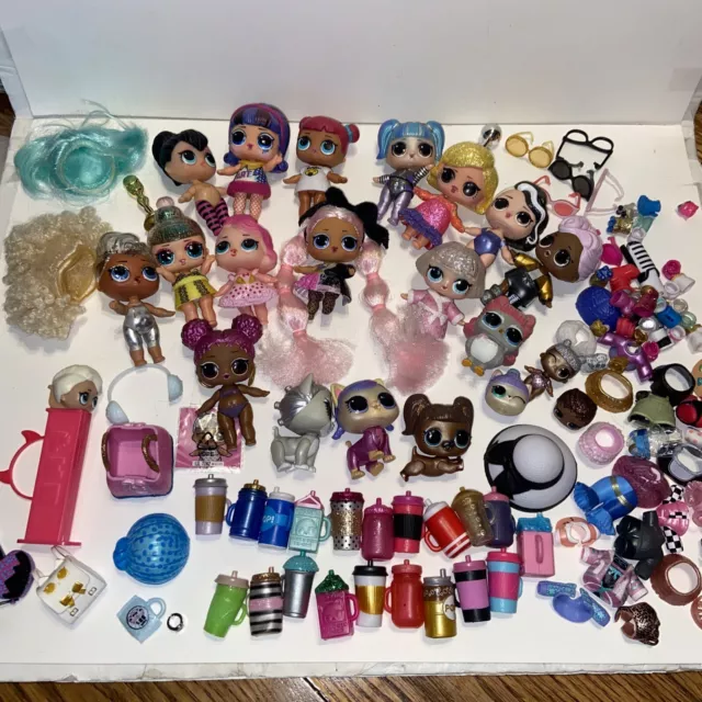 Lol Doll Dolls Baby Sister Pets Baby’s Glitter Omg Surprise Accessories Lot