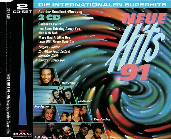 2xCD Londonbeat / John Farnham / Steve Winwood a. o. Neue Hits 91 • Die Interna