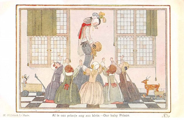 Illustrateur - n°61563 - H. W. Le Mair - Old dutch nursery Rhymes Hollandsche