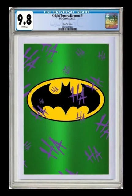 Knight Terrors: Batman #1 CGC 9.8 Graded PREORDER Foil Variant DC Comics 2023