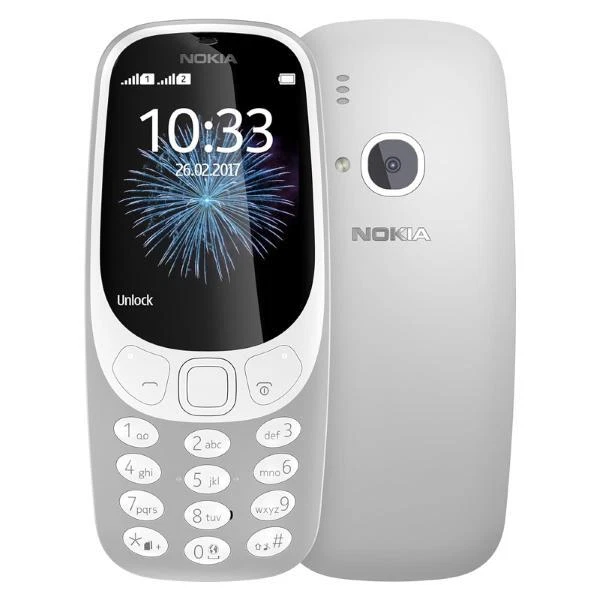 Nokia 3310 Mythique Gris Débloqué Avec Chargeur Et Batterie Neuve