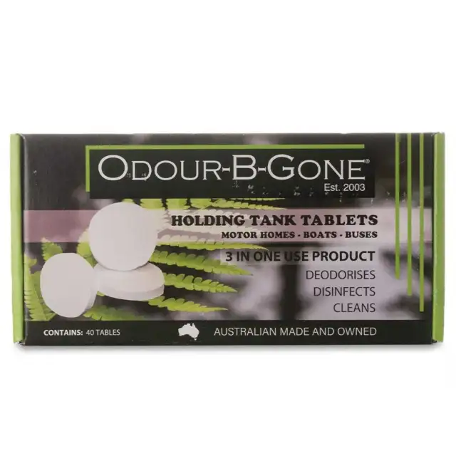 Odour B Gone Fast Release Large Toilet Tablets - 40 Tablets