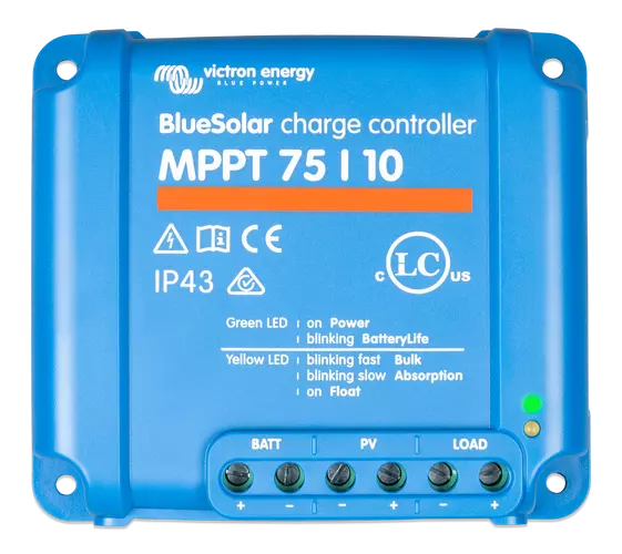 MPPT Solar Laderegler Victron 75/10 BlueSolar 12V 24V (0% MwSt.*) 75V 10A