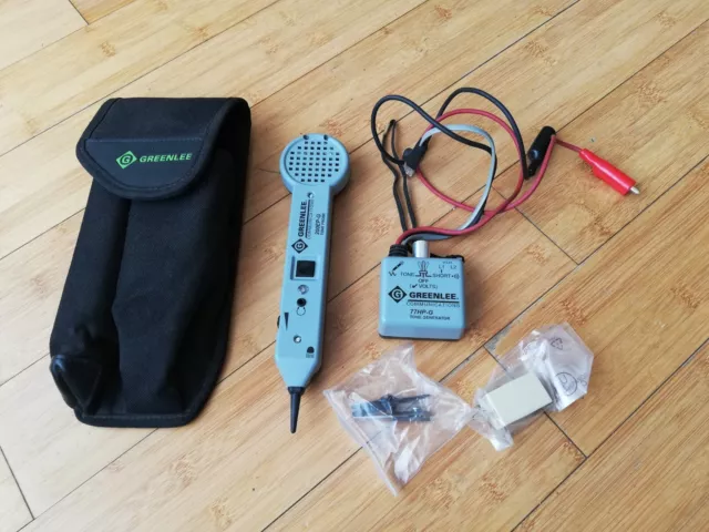 Greenlee 200EP-G Toner Probe and 77HP-G Tone Generator W-Pouch