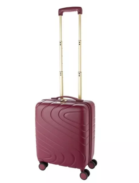 Samantha Brown Light Weight Hardside Spinner Carry-On Luggage 19"- Burgundy