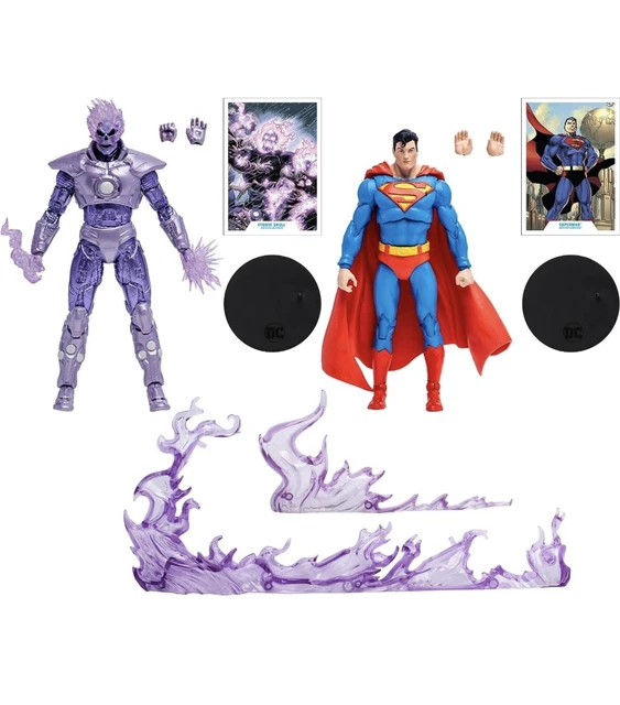 McFarlane  DC Multiverse Gold Label ATOMIC SKULL VS SUPERMAN 2 Figure Pack NEW