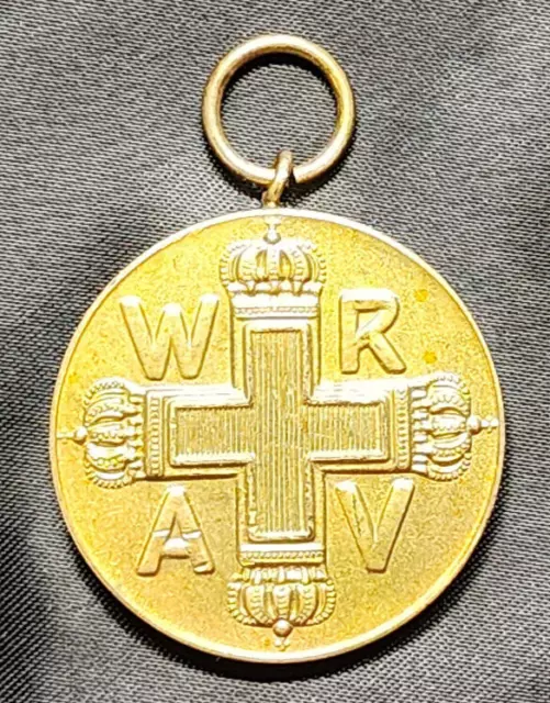 WW WWI Imperial German Prussian DRK Red Cross GOLD medics medal award cross