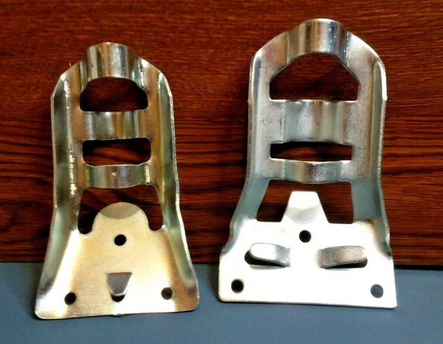 VINTAGE Stamped Steel Flag Pole Bracket 3/4" Pole NEW OLD STOCK