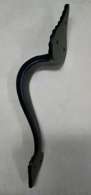 Barn Door Gate Black Cabinet Large Metal Grip Pull Cast Iron Handle Furniture 3
