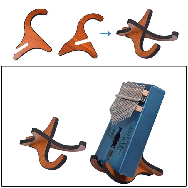 Support Kalimba flamba flamba support bois couleur bois pour portable Kalimba