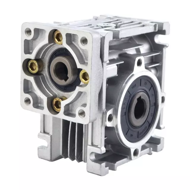 NMRV030 NMRV30 Worm Gearbox Gear Reducer Ratio 5 10 20 30 50:1 for Nema23