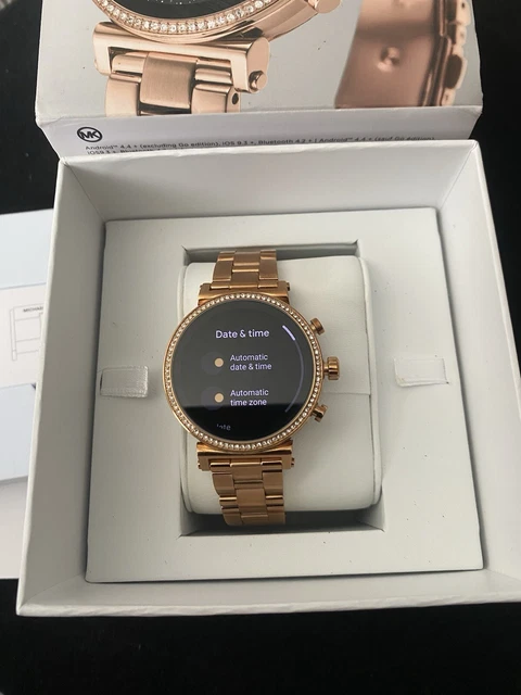 MICHAEL KORS SMART Watch Mkt 5063 Rose Gold 64.95 PicClick UK