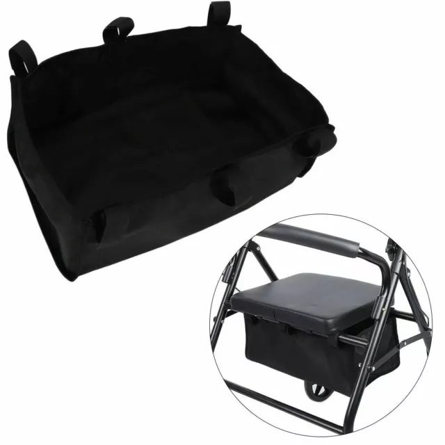 Bolsa de almacenamiento de nailon 4 ruedas para andador para silla de ruedas marco para silla de ruedas para reemplazo
