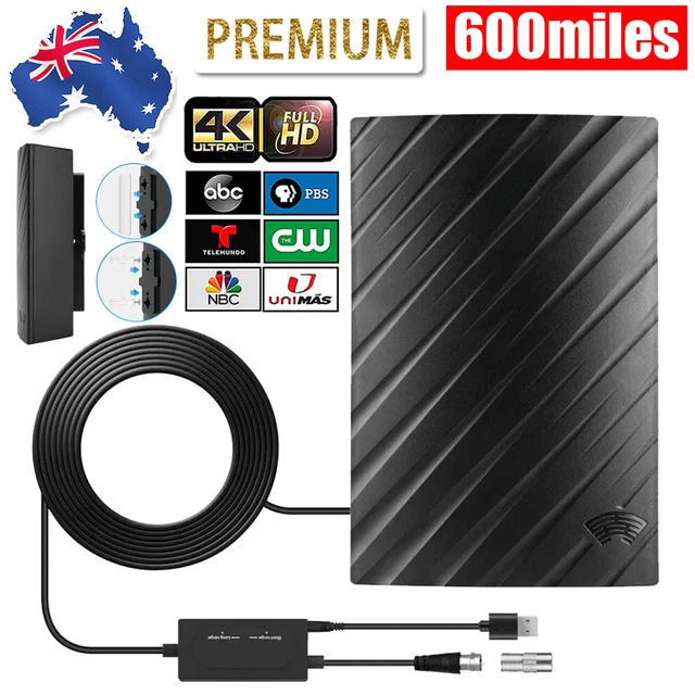1080P Digital TV Antenna 5600 Miles Range Signal Booster Amplifier HDTV Indoor