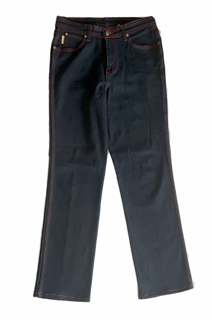 Vintage Watch L.A. Women’s Blue Jeans size 14  Boot Cut pants & Embroidered