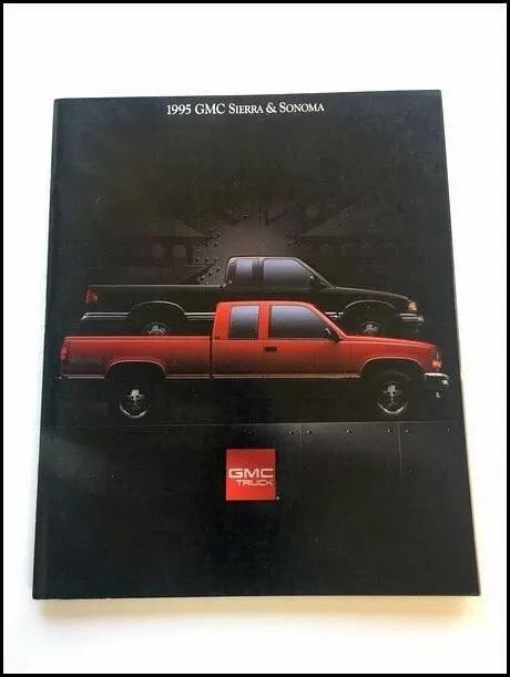 1995 GMC Sierra Sonoma Truck 62-page Original Sales Brochure Book Catalog